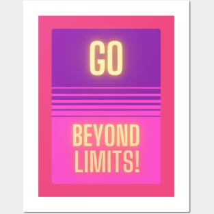 Go Beyond Limits! Posters and Art